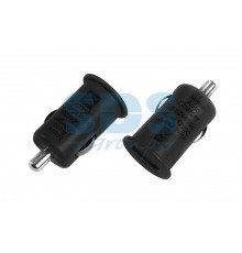 Автозарядка в прикуриватель USB (АЗУ) (5V, 1 000mA) черная REXANT