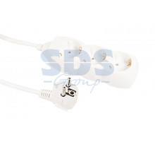 Удлинитель REXANT 3 гнезда 5м 3X0.75мм² белый с заземлением