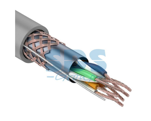 Кабель SFTP 4PR 24AWG CAT5e 305м STRANDED REXANT