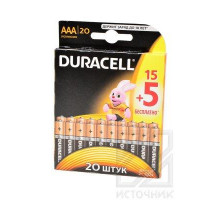 DURACELL LR03 15+5шт BL20