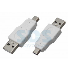 Переходник штекер USB-A (Male) - штекер Mini USB (Male) REXANT