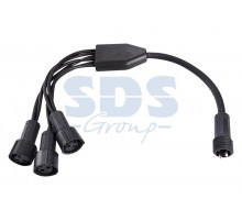 Разветвитель для светодиодных гирлянд (1вход, 3 выхода)