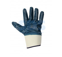 Перчатки хб, манжета крага с нитриловым покрытием, подкладка 100% хлопок.