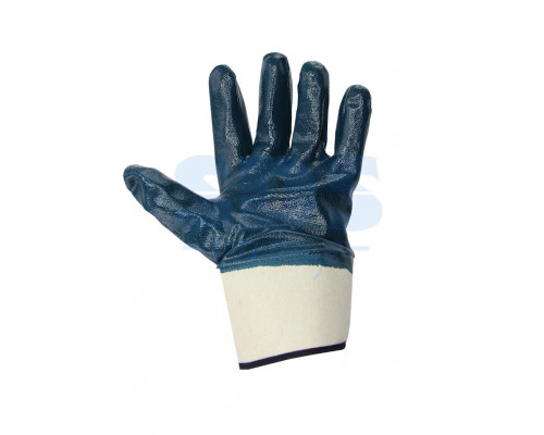 Перчатки хб, манжета крага с нитриловым покрытием, подкладка 100% хлопок.