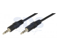 Шнур 3.5мм штекер стерео - 3.5мм штекер стерео 0.5М REXANT