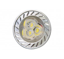 Лампа светодиодная, 3W, 12V, цоколь-GU5.3, цвет белый