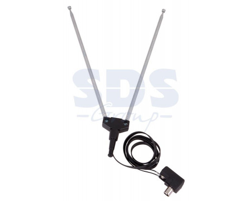 RX-107 антенна комнатная телескопическая диам 6мм , 5 секций , с адаптером REXANT