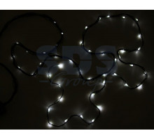 Гирлянда нить (стринг-метеор с динамикой) 4М (IP44) 24V БЕЛЫЙ NEON-NIGHT