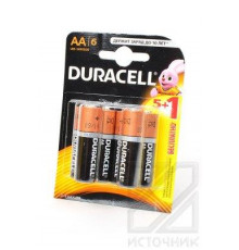 DURACELL LR6 5+1шт BL6