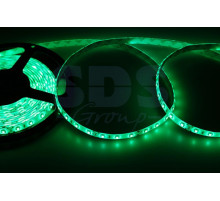 LED лента герметичная в силиконе, ширина 8 мм, IP65, SMD 3528, 60 диодов/метр, 12V, цвет светодиодов зеленый NEON-NIGHT