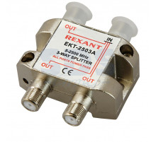 ДЕЛИТЕЛЬ ТВ х 3 под F разъём 5-2500 МГц 