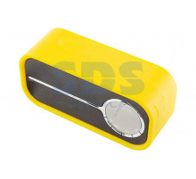 Акустическая колонка 2139 Bluetooth, microSD, USB-flash, AUX, FM-tuner желтая