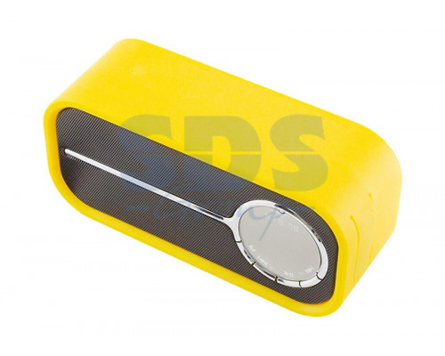 Акустическая колонка 2139 Bluetooth, microSD, USB-flash, AUX, FM-tuner желтая