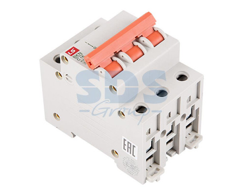 Автоматический выключатель BKN 3P C16A, тип C, 3 полюса, 6кА, 240/415В, номинальный ток 16A