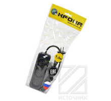 КРОНА РС-3 (У10-001) 1.5м (ПВС 2Х0.75) черный BL1