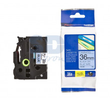 TZE561 ЛЕНТА 36MM ЧЕРНЫЙ НА СИНЕМ