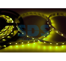 LED лента открытая, IP23, SMD 3528, 60 диодов/метр, 12 В, цвет желтый, в блистере, с блоком питания 24 Вт NEON-NIGHT