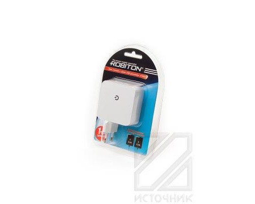 ROBITON USB2100/TWIN 2100мА с 2 USB выходами BL1