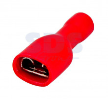 КЛЕММА ПЛОСКАЯ полностью изолированная (КППИ гн - 6.6мм) 0.5-1.5мм² (VF1.25-250A) REXANT