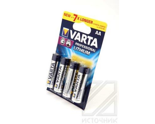 VARTA PROFESSIONAL LITHIUM 6106 FR6 BL4