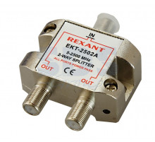 ДЕЛИТЕЛЬ ТВ х 2 под F разъём 5-2500 МГц 