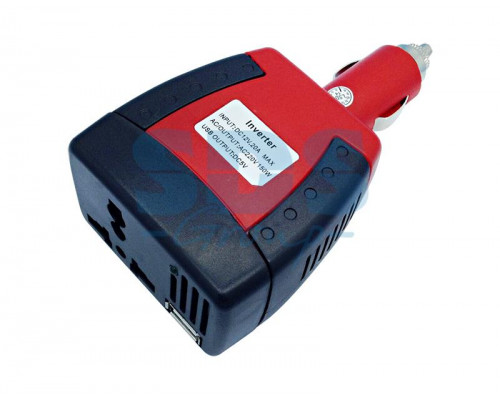 Автомобильный инвертор 150W 12V - 220V c USB портативный REXANT