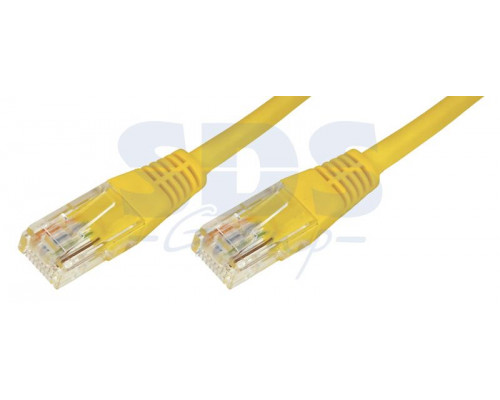 Патч-корд UTP 5e кат. литой 1.5М ЖЕЛТЫЙ REXANT