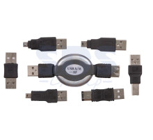Набор USB 6 переходников + удлинитель (тип3) REXANT