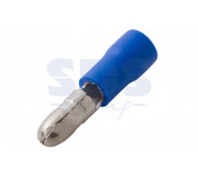 РАЗЪЁМ ШТЕКЕРНЫЙ изолированный (штекер ø4мм) 1.5-2.5мм² (VM2-156) синий REXANT