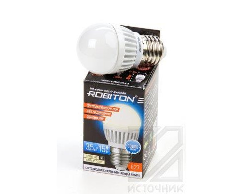 ROBITON LED Globe-3.5W-2700K-E27 BL1