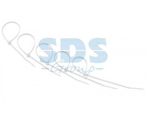 Хомут nylon 200 х 4.0 мм 25шт белый REXANT