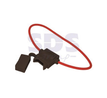 Держатель предохранителя прямоугольный черный REXANT