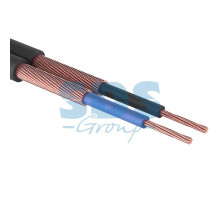 Кабель ШГЭС, 2 жилы, плоский, черный, 100 м., LT PROCONNECT