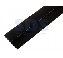 40.0 / 20.0 мм 1м термоусадка черная REXANT