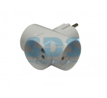 Евротройник электрический без заземления 220V, 16А REXANT