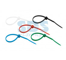 Хомут nylon 100 х 2.5 мм 25шт цветные REXANT