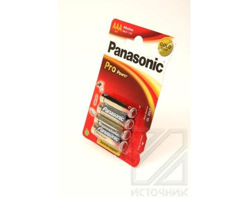 Panasonic Pro Power LR03PPG/4BP LR03 BL4