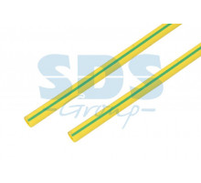 10.0 / 5.0 мм 1м термоусадка желто-зеленая REXANT
