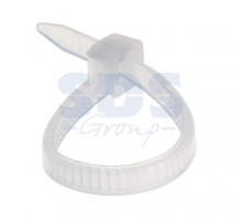 Хомут nylon 2.5 х 100 мм 100 шт белый REXANT