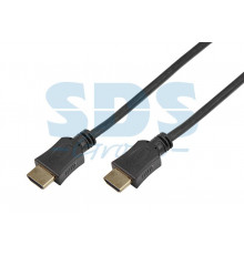 Шнур HDMI - HDMI gold 1М без фильтров (PE bag) PROCONNECT