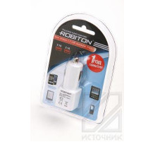 ROBITON TwinUSB2100/AUTO 2100мА с 2 USB входом BL1