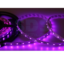 LED лента открытая, IP23, SMD 3528, 60 диодов/метр, 12V, цвет светодиодов розовый