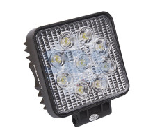 Светодиодная фара рабочего света квадратная 27W