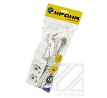 КРОНА КБ215005-Б РС-2/зем. (У16-001УХЛ4) 5м (ПВС 3х0,75) BL1