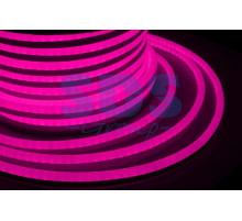 Гибкий неон светодиодный, постоянное свечение, розовый, 220В, бухта 50м NEON-NIGHT
