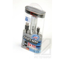 ANSMANN Powerbank 1700-0009 2200mAh в комплекте с шнуром USB-microUSB BL1