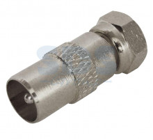 ПЕРЕХОД штекер F - штекер TV PROCONNECT