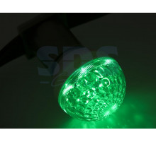 Лампа шар DIA 50 10 LED е27 зеленая 24V/AC NEON-NIGHT