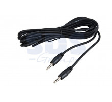 Шнур 3.5мм штекер стерео - 3.5мм штекер стерео 5М REXANT