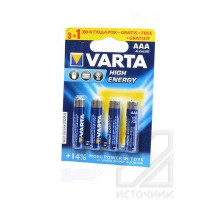 VARTA HIGH ENERGY 4903 LR03 3+1 шт BL4